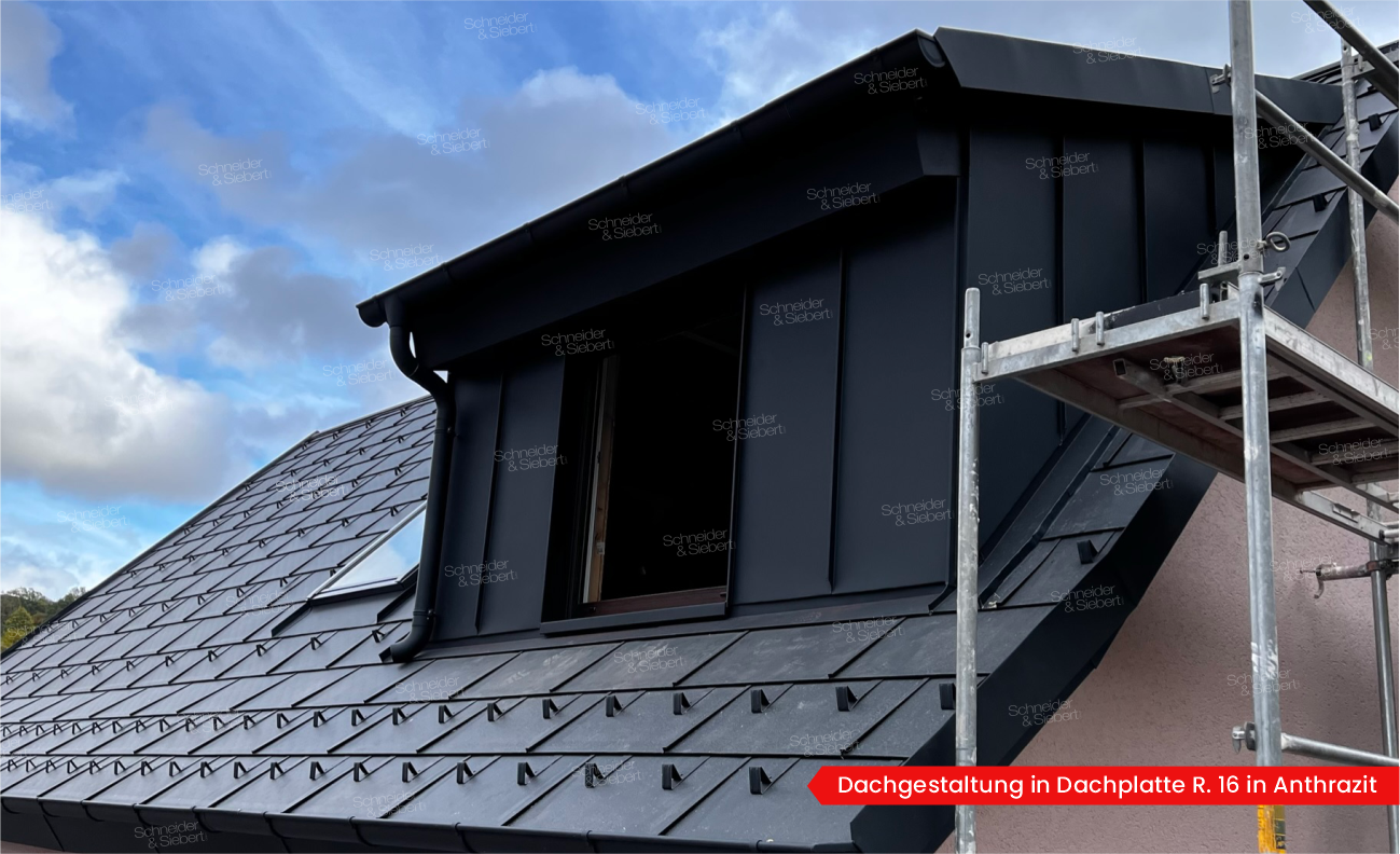 Dachgestaltung in Dachplatte