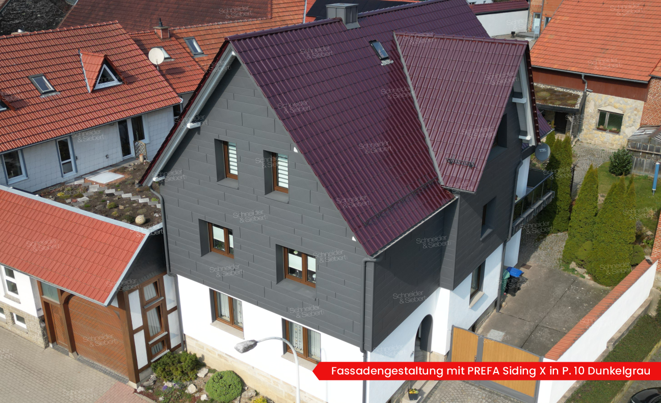 Fassadengestaltung mit PREFA Siding X_01