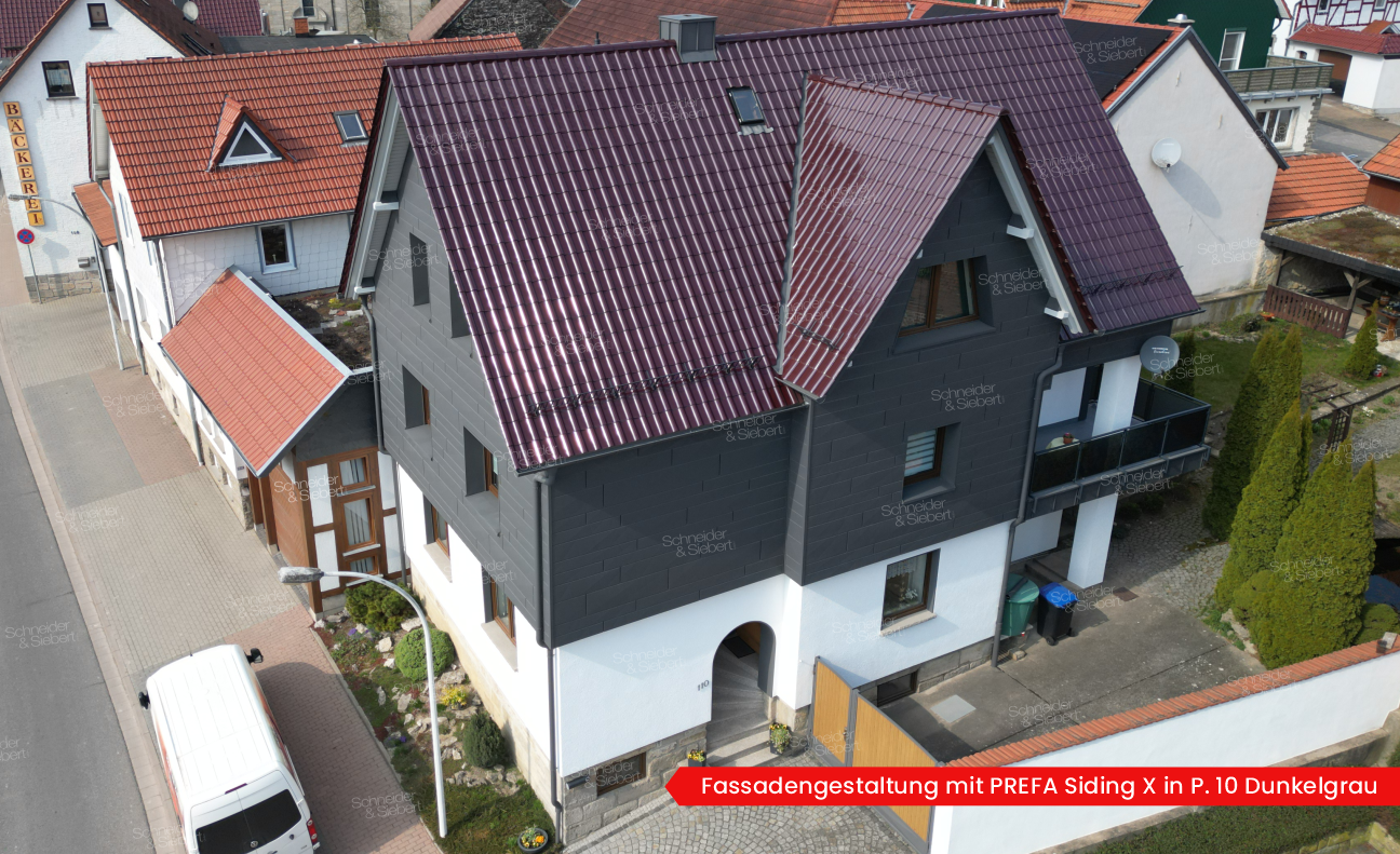 Fassadengestaltung mit PREFA Siding X_02