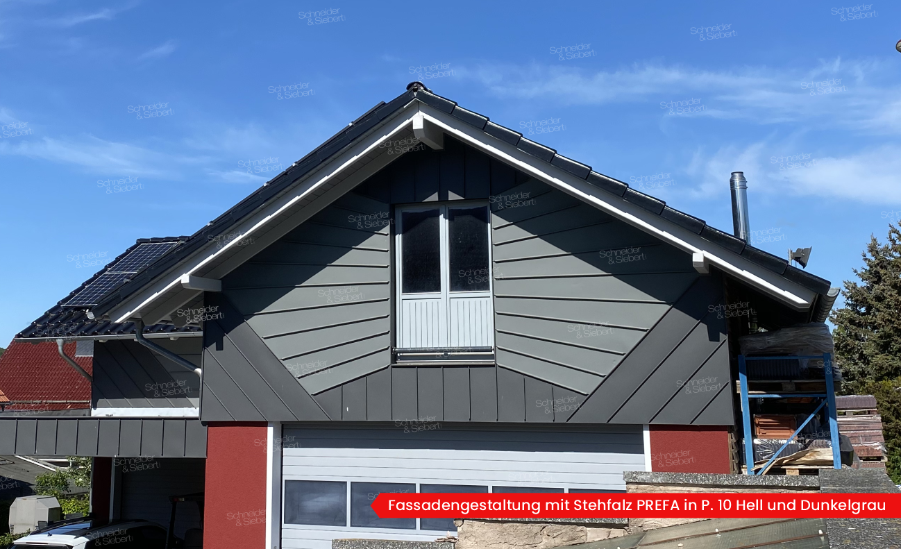 Fassadengestaltung mit Stehfalz PREFA_03