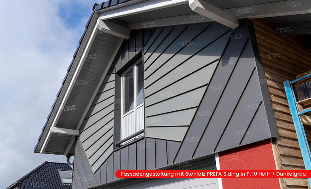 Fassadengestaltung mit Stehfalz PREFA_08